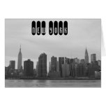 New York City Skyline - Manhattan from East River Card