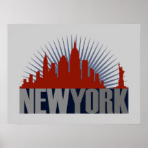 New York City Skyline Poster