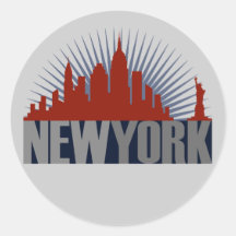 New York City Skyline Stickers