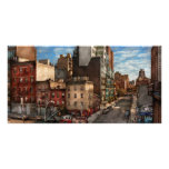 New York - City - The corner of 10th Ave & W 18th photo cards