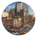 New York - City - The corner of 10th Ave & W 18th stickers