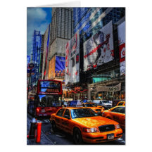 New York City Traffic-Blank Card