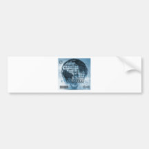 New York City Unisphere Globe Bumper Stickers