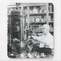 New York City Vintage Italian Espresso Shop Mousepad