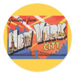 New York City Vintage Travel stickers