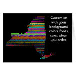 New York - Customise card how you want it