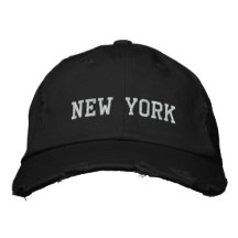 New York Embroidered Hat