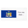 New York Flag Photo Greeting Card