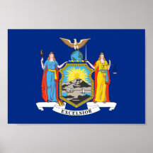 New York Flag Posters