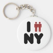 New York Gay Marriage Keychain