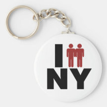 New York Gay Marriage Law Key Chain
