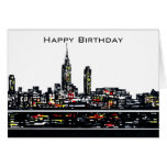 New York Happy Birthday Card