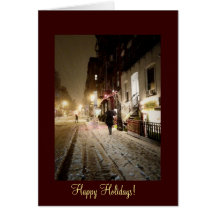 New York Happy Holidays Greeting Cards