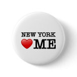 New York Heart ME Pinback Buttons