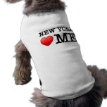 New York heart me Dog Clothing