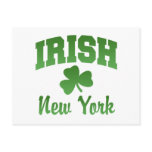 New York Irish Postcard