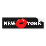 New York Kiss bumper stickers