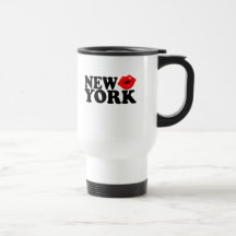 New York Kiss Coffee Mug