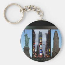 New York Landmarks Key Chain New York Souvenirs
