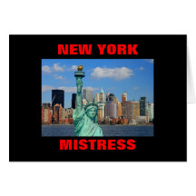 NEW YORK MISTRESS GREETING CARD