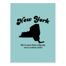New York Motto - A whole state Post Card