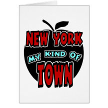 New York My Kind Of Town With Big Apple Cards