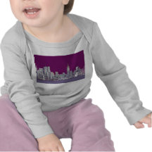 New York NYC purple Shirt