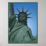 New York Poster Statue of Liberty New York Print