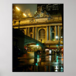 New York Print Cityscape New York Night Print