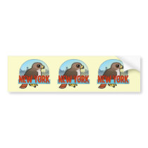 New York Red-tailed Hawk bumper stickers