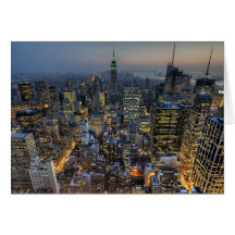 New York Skyline Greeting Cards