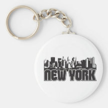 New York Skyline Keychain