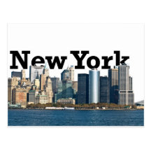New York Skyline Post Cards