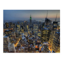 New York Skyline postcards