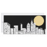 New York Skyline Silhouette Personalized Rack Card