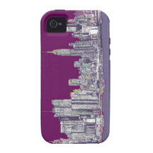 New York skyline Vibe iPhone 4 Cover