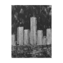 New York Skyscrapers in Oil Postcard