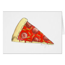 New York Slice Greeting Card