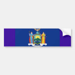 New York State Flag Bumper Sticker