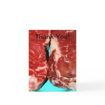 New York Steak Raw Greeting Card