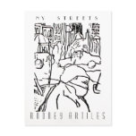 NEW YORK STREETS postcard by Rodney Artiles