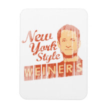 New York Style Weiners Faded.png Vinyl Magnet