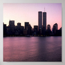 New York  SunSet Posters