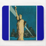 New York: The Wonder City of the World Poster Mousepads