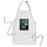 new york united states usa vintage retro travel aprons