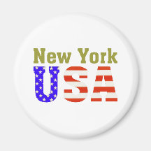 New York USA! Fridge Magnet