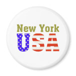 New York USA! Fridge Magnet