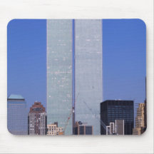 New York, USA. Twin towers of the famous World Mousemat
