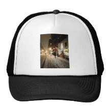 New York Winter - Snow on the Lower East Side Trucker Hats