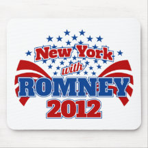 New York with Romney 2012 Mousepad